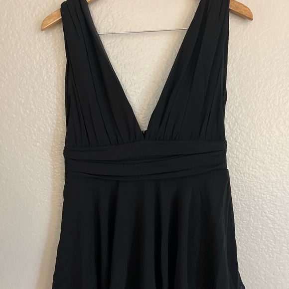 NWOT Amazing Evening Black Tiered Maxi Dress - Picture 5 of 7